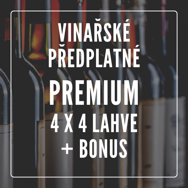 Vinařské předplatné PREMIUM - 4 MĚSÍCE | Alkohouse.cz